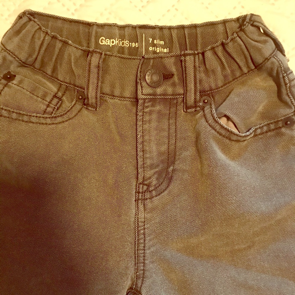 Boys Gap olive green denim pants